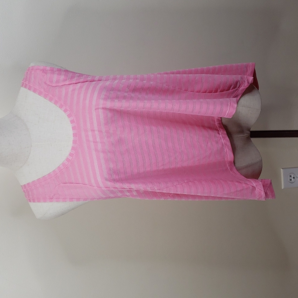 Zyia Active Pink Nimbus Spilt Back Tank